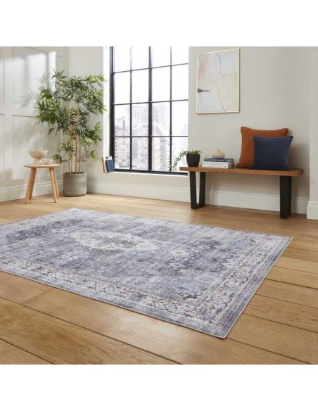 tappeto moderno Tabriz H1156 Blue