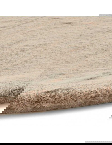 tappeto moderno Teddy Mink rotondo