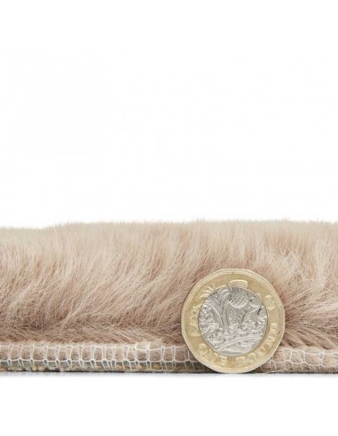 tappeto moderno Teddy Mink rotondo