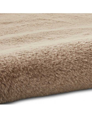 tappeto moderno Teddy Mink rotondo