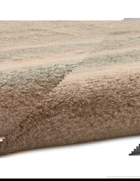 tappeto moderno Teddy Mink rotondo