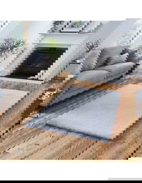 tappeto moderno Teddy Silver