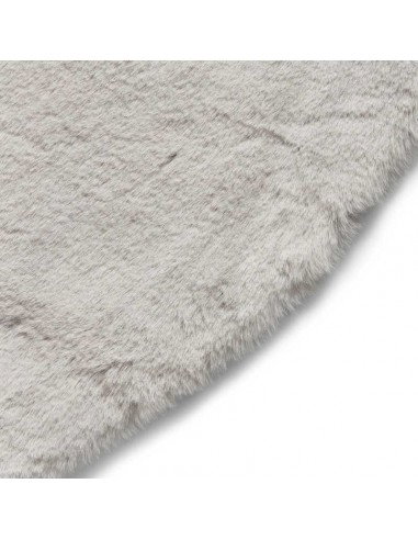 tappeto moderno Teddy Silver rotondo