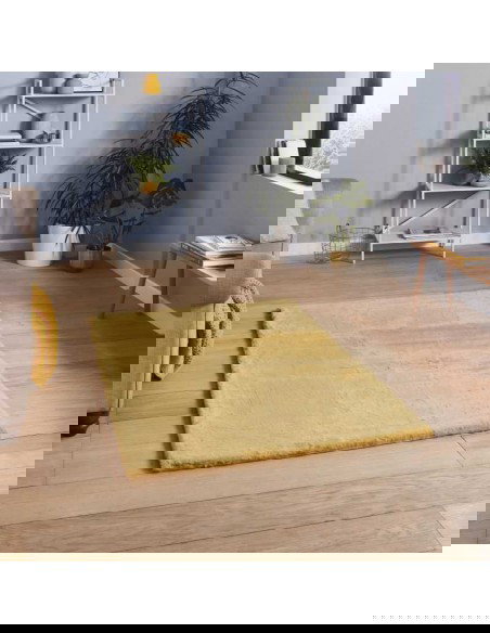 tappeto moderno Teddy Yellow
