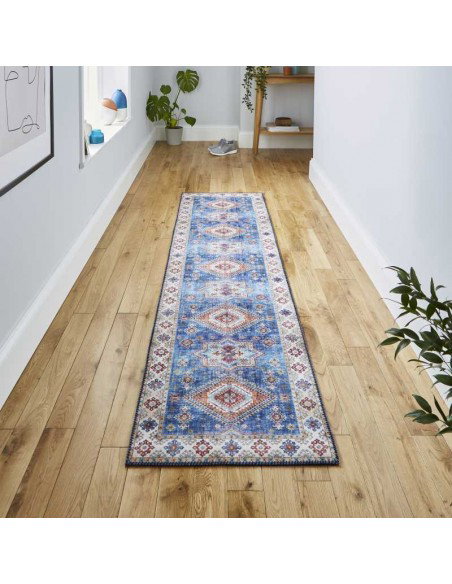 tappeto moderno Topaz G4705 Dark Blue passatoia
