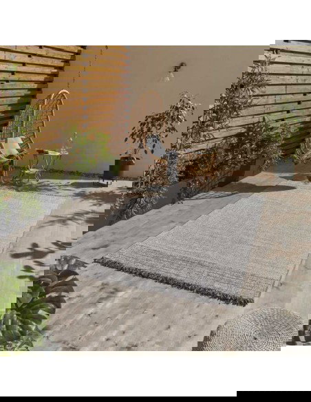 tappeto moderno Tweed 9743 Silver