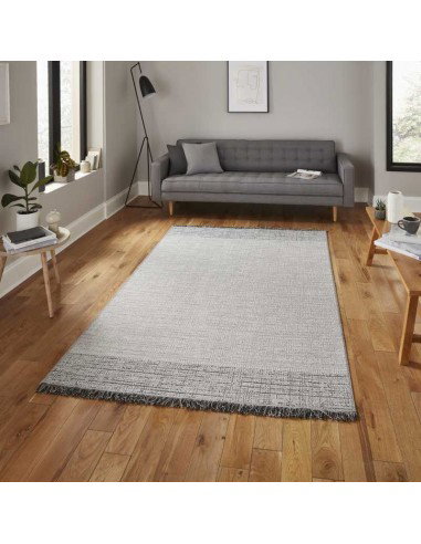 tappeto moderno Tweed 9743 Silver