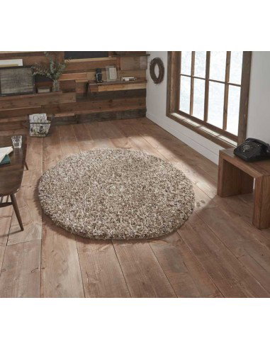 tappeto moderno Vista 3547 Beige rotondo
