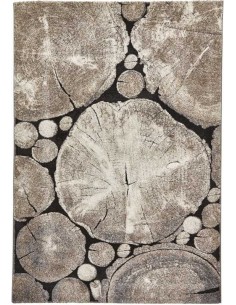 tappeto moderno Woodland 6318 Beige/Black
