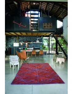 tappeto NA-AFRI-0001-170240 AFRICAN HOUSE RED
