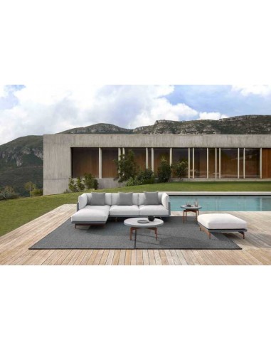 tappeto moderno GAN Saline Interni/Esterni Black