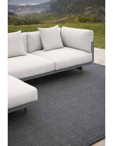 tappeto moderno GAN Saline Interni/Esterni Black