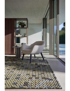 tappeto moderno GAN Chimos Green 2