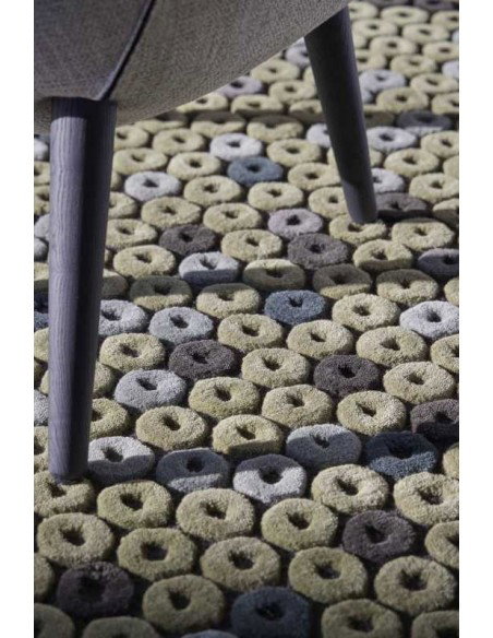 tappeto moderno GAN Chimos Green