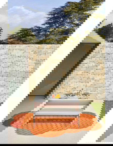 tappeto moderno GAN Citrus Interni/Esterni Orange