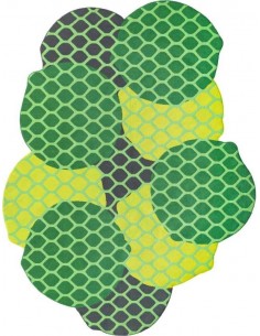 tappeto moderno GAN Citrus Interni/Esterni Lime
