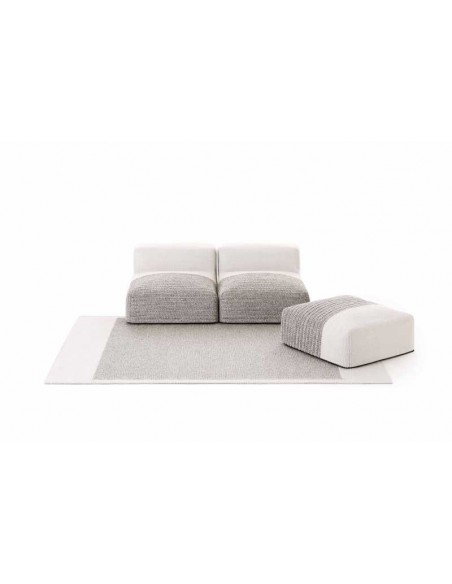 tappeto moderno GAN Mangas Interni/Esterni White