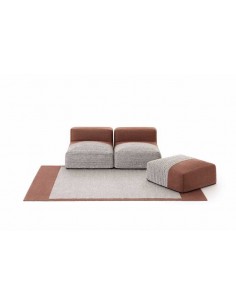 tappeto moderno GAN Mangas Interni/Esterni Brown 2