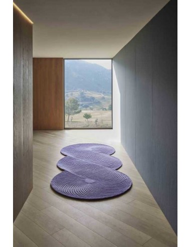 tappeto moderno GAN Giro Lilac