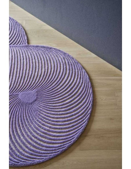 tappeto moderno GAN Giro Xl Lilac