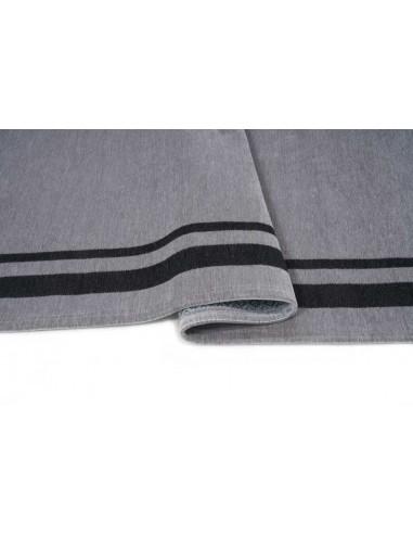 Tappeto moderno lavabile in lavatrice Alto Grey della collezione Art Deco - Carpet Decor