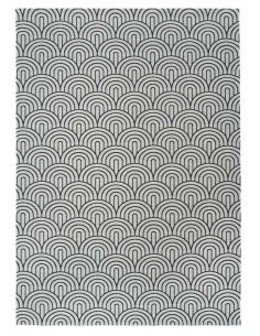 Tappeto moderno lavabile in lavatrice Arco Black - Collezione Art Deco - Carpet Decor - Turchia - 160x230, 200x300 cm - 24% coto
