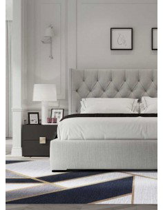 Tappeto moderno lavabile in lavatrice Gatsby Dark Blue della collezione Art Deco - Carpet Decor, 23% cotone 77% poliestere, lavo 2