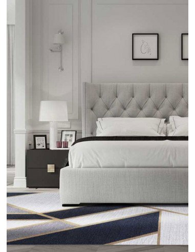 Tappeto moderno lavabile in lavatrice Gatsby Dark Blue della collezione Art Deco - Carpet Decor, 23% cotone 77% poliestere, lavo