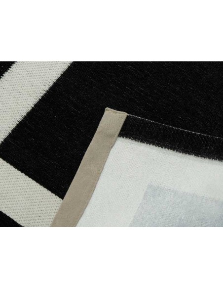 Tappeto moderno lavabile in lavatrice Hampton Black - Collezione Art Deco - Carpet Decor - 160x230 cm - 200x300 cm - 23% cotone 