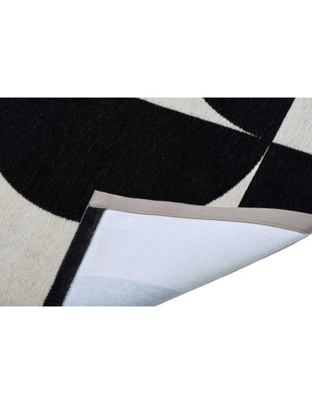 Tappeto moderno lavabile in lavatrice Mono White della collezione Art Deco - Carpet Decor
