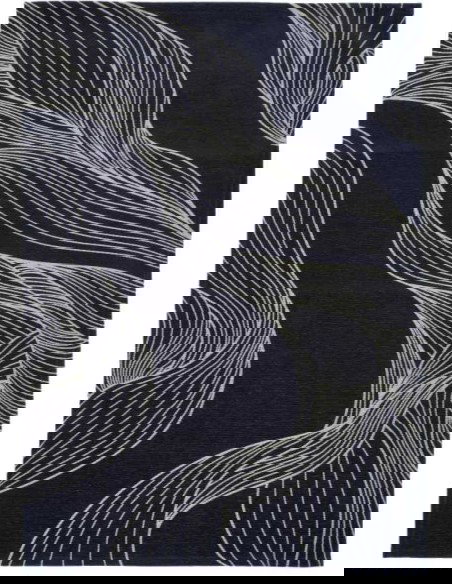 Tappeto moderno lavabile in lavatrice Neptun Blue della collezione Art Deco - Carpet Decor