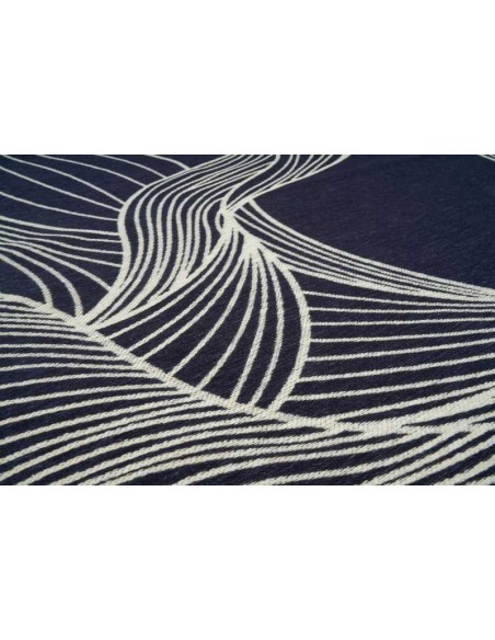 Tappeto moderno lavabile in lavatrice Neptun Blue della collezione Art Deco - Carpet Decor