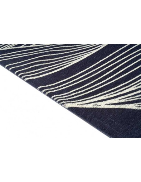 Tappeto moderno lavabile in lavatrice Neptun Blue della collezione Art Deco - Carpet Decor