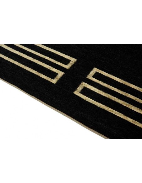 Tappeto moderno lavabile in lavatrice Royal Black della collezione Art Deco - Carpet Decor