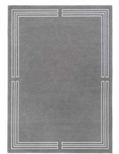 Tappeto moderno lavabile in lavatrice Royal Grey della collezione Art Deco - Carpet Decor