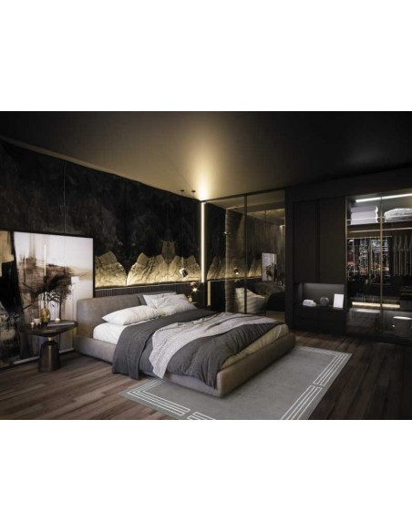 Tappeto moderno lavabile in lavatrice Royal Grey della collezione Art Deco - Carpet Decor