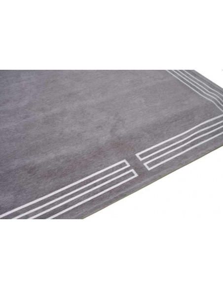 Tappeto moderno lavabile in lavatrice Royal Grey della collezione Art Deco - Carpet Decor