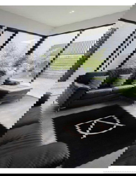 Tappeto moderno lavabile in lavatrice Signum Black della collezione Art Deco - Carpet Decor, dimensioni disponibili 160x230, 200