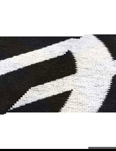 Tappeto moderno lavabile in lavatrice Signum Black della collezione Art Deco - Carpet Decor, dimensioni disponibili 160x230, 200