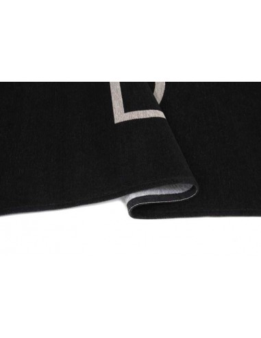 Tappeto moderno lavabile in lavatrice Signum Black della collezione Art Deco - Carpet Decor, dimensioni disponibili 160x230, 200
