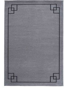 Tappeto moderno lavabile in lavatrice Soho Grey della collezione Art Deco - Carpet Decor, dimensioni disponibili 160x230, 200x30