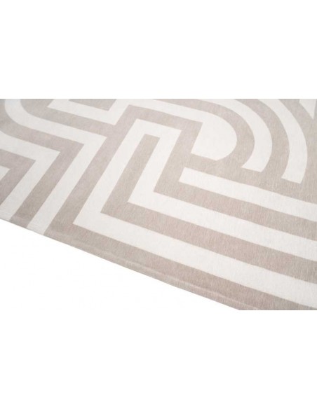 Tappeto moderno lavabile in lavatrice Tiffany Beige - Collezione Art Deco - Carpet Decor - Turchia