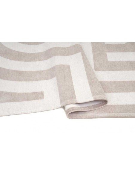 Tappeto moderno lavabile in lavatrice Tiffany Beige - Collezione Art Deco - Carpet Decor - Turchia