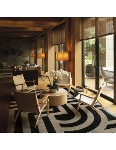 Tappeto moderno lavabile in lavatrice Tiffany Black - Collezione Art Deco - Carpet Decor - Turchia - 160x230, 200x300 cm - 23% c 2