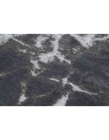 Tappeto moderno lavabile in lavatrice Carrara Grey della collezione Stone di Carpet Decor - 160x230 cm - 72% poliestere 28% coto