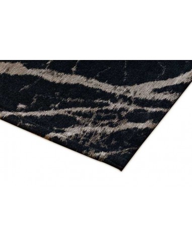 Tappeto moderno lavabile in lavatrice Pietra Black Honey collezione Stone Carpet Decor 160x230 200x300 72% poliestere 28% cotone