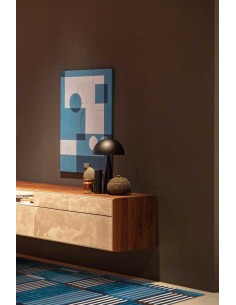 Tappeto moderno Admiral Blue - Collezione Hand Made - Carpet Decor - 160x230 cm - 30% lana 60% viscosa 10% cotone - Fatto a mano 2