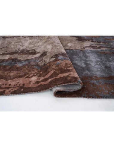 Tappeto moderno Alsana Purple, collezione Hand Made, 100% viscosa, fatto a mano, India.