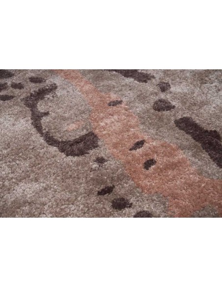 Tappeto moderno Alsana Purple, collezione Hand Made, 100% viscosa, fatto a mano, India.