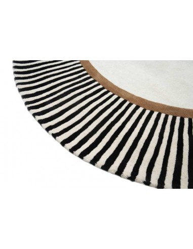 Tappeto moderno Amber Beige Oval - Collezione Hand Made - Carpet Decor - 70% viscosa 20% lana 10% cotone - Fatto a mano in India